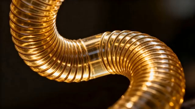  金色螺旋管动态背景1164#横屏 	 -