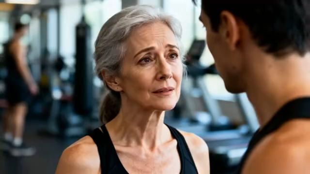  健身房里的严肃对话1072#横屏 	 