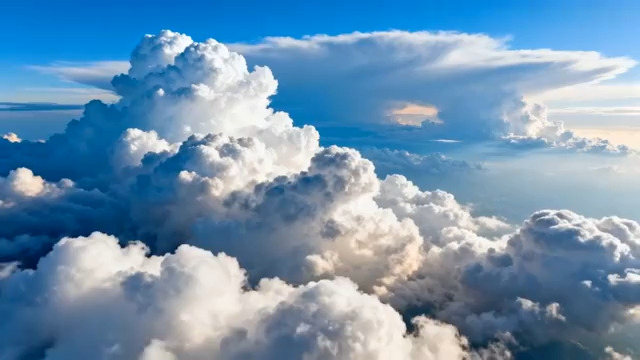  航拍高空积雨云810#横屏 	 - 