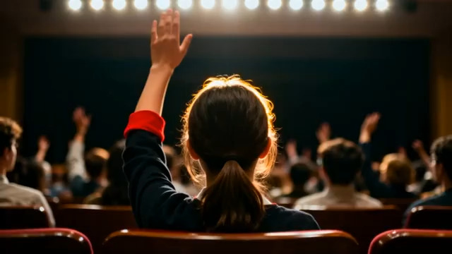  观众举手积极参与互动741#横屏 	 