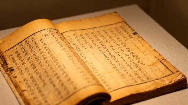  古老线装书特写693#横屏 	 