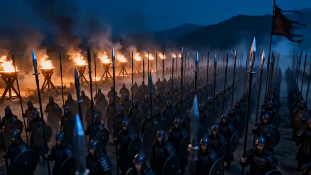  古代出征行军648#横屏 	 