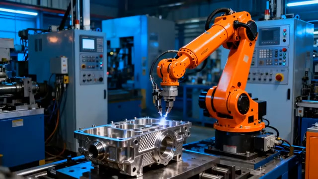  工业机械臂焊接作业635#横屏 	 