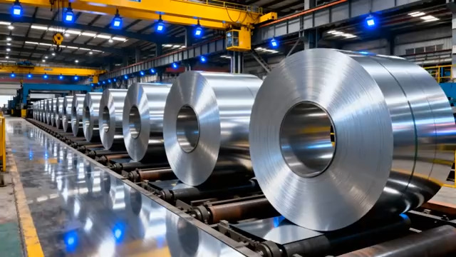  工厂钢卷生产流水线582#横屏 	 