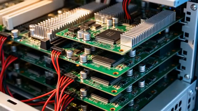  服务器集群运行特写522#横屏 	 