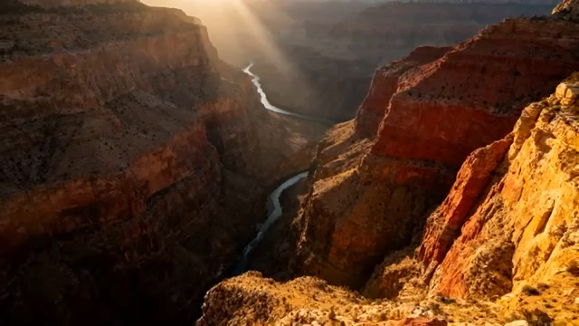  大峡谷日出光影变幻364#横屏 	 