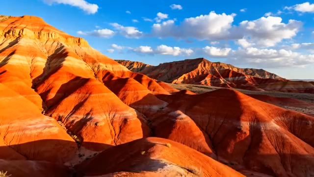  彩色丘陵自然风光98#横屏 	 