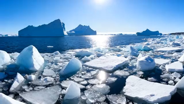  北极冰川风光48#横屏 	 -