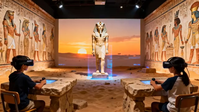  VR体验古埃及文明5#横屏 	 - 