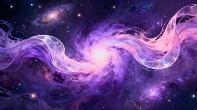  紫色星云漩涡动态背景2555#横屏 	 -