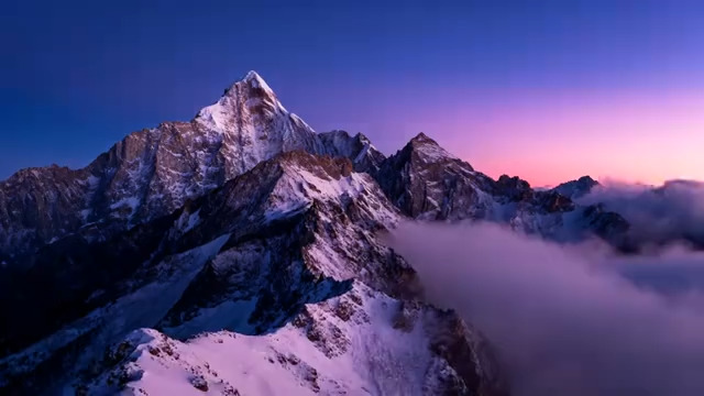  雪山壮丽全景2178#横屏 	 