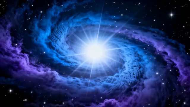  绚丽星云星系宇宙背景素材1857#横屏 	 