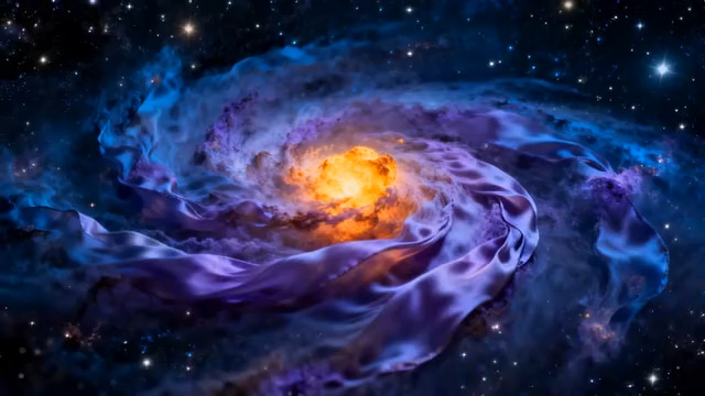  绚丽星云宇宙背景画面193#横屏 	 