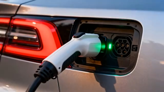  新能源汽车充电特写(1)2640#横屏 	 