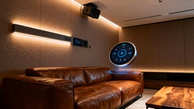  现代客厅真皮沙发及悬浮装置1607#横屏 	 