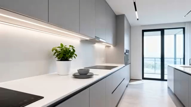  现代风格厨房室内装修素材810#横屏 	 