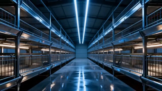  现代化仓储仓库内部全景2147#横屏 	 