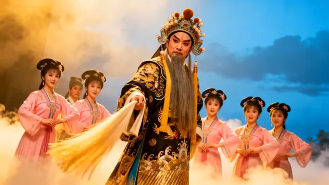  戏曲演员舞台表演(2)2970#横屏 	 - 