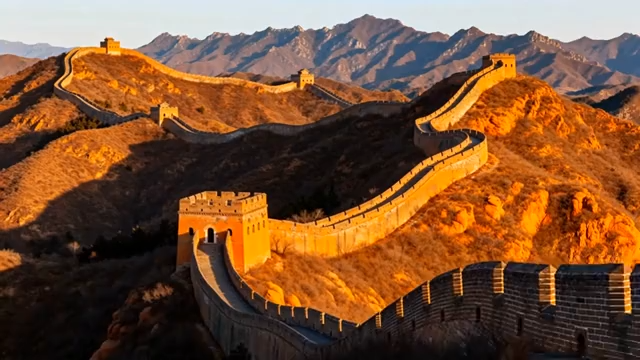 壮丽长城自然风光全景292#横屏 