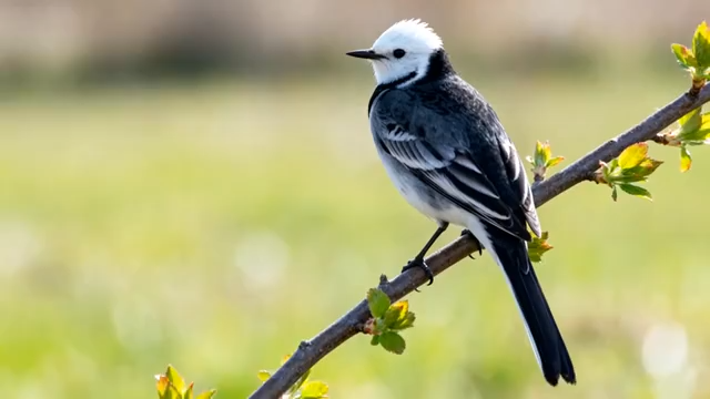 枝头小鸟特写4544#横屏 