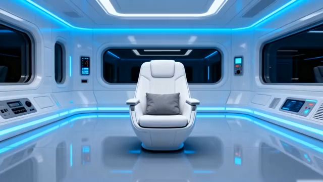  未来科技感室内座椅场景400#横屏 	 