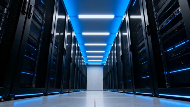  数据中心服务器机房内景(1)1322#横屏 	 