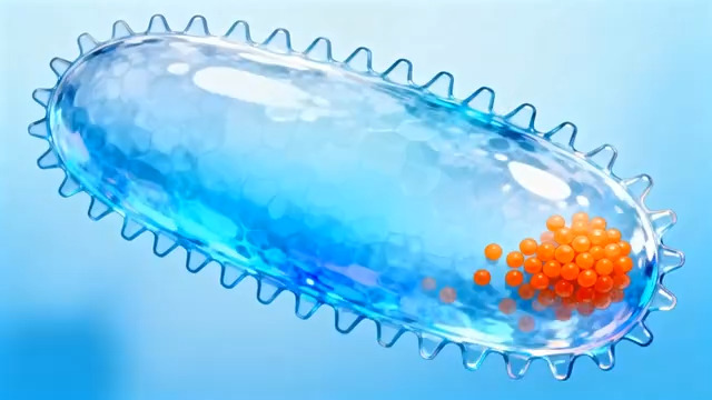  透明细菌内部结构展示1543#横屏 	 