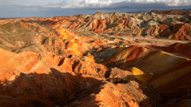 张掖七彩丹霞山脉景观811#横屏 