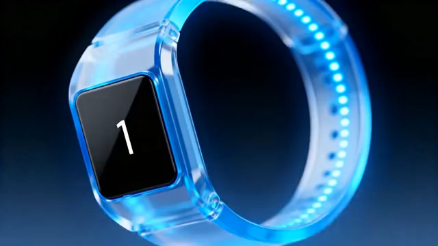  透明智能手表展示2103#横屏 	 