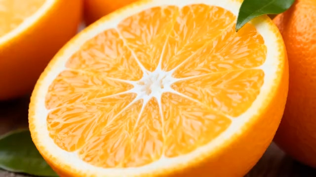  特写橙子果实1871#横屏 	 