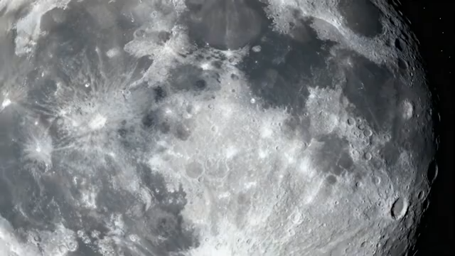 月球表面特写素材4353#横屏 