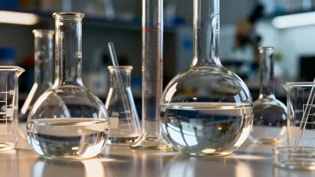  实验室实验器具特写素材1005#横屏 	 