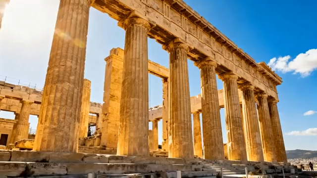 雅典帕特农神庙遗址5329#横屏 