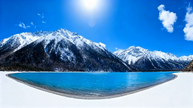  山间溪流森林自然风光2617#横屏 	 - 