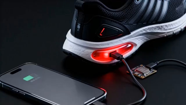  运动鞋为手机充电素材1139#横屏 	 