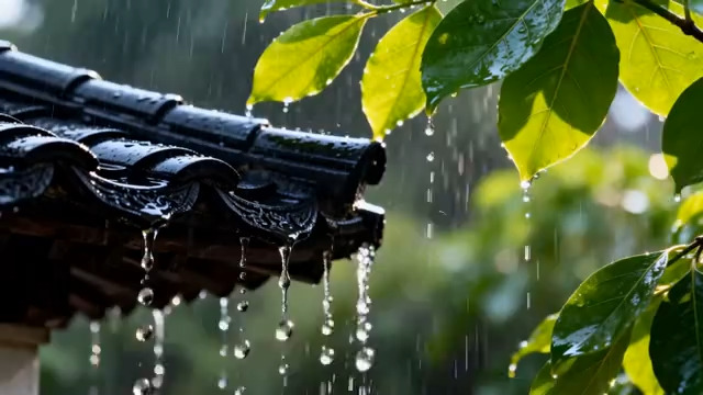  樱花树枝上的彩色小鸟1063#横屏 	 