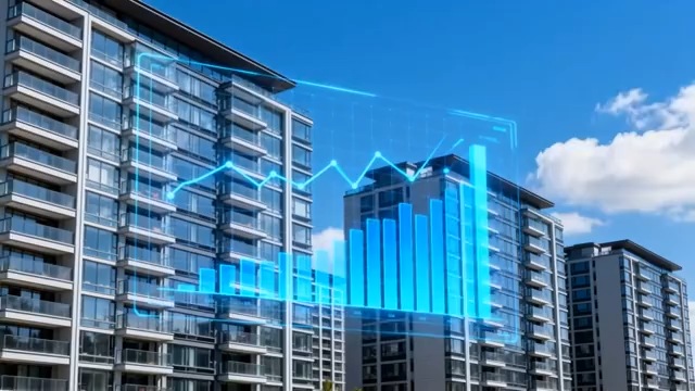 现代建筑与科技数据画面2476#横屏 