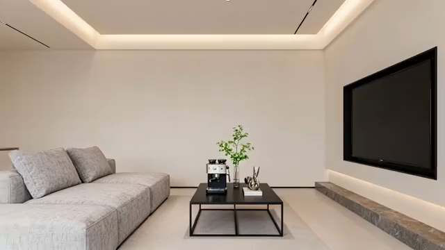 现代风格客厅室内场景107#横屏 