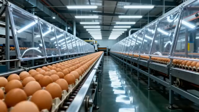 现代化鸡蛋自动化生产厂房1542#横屏 