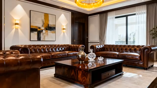 现代风格客厅家居场景5103#横屏 