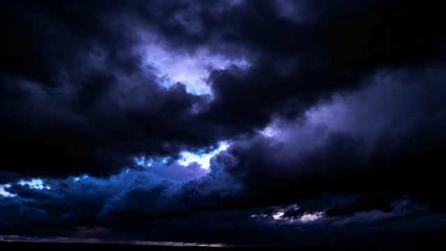 乌云闪电自然风光素材551#横屏 