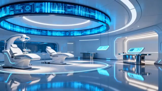 未来科技感医疗室场景1560#横屏 