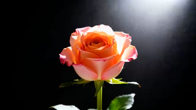 特写粉色玫瑰花素材3527#横屏 