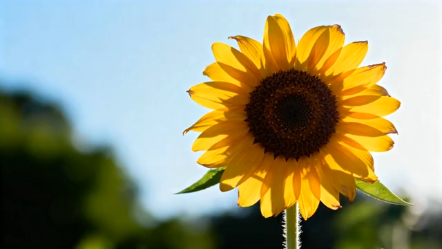 特写盛开向日葵2070#横屏 