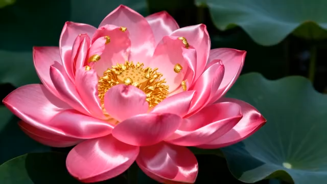 特写粉色荷花素材2882#横屏 