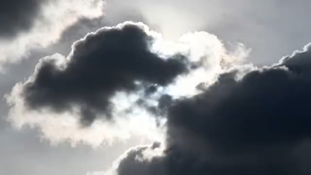 天空中厚重云层特写2708#横屏 