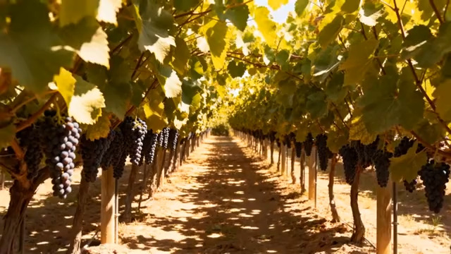  葡萄园葡萄种植场景2045#横屏 	 