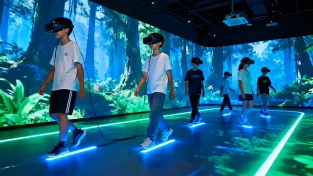  青少年体验虚拟现实1822#横屏 	 