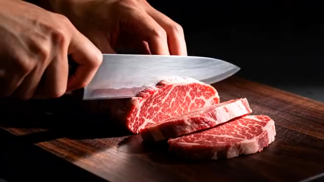 手切雪花牛肉特写1328#横屏 