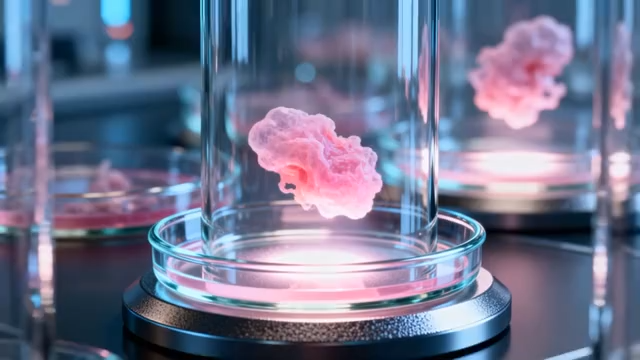 实验室培养皿中的细胞样本4979#横屏 